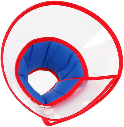 BESPORTBLE Adjustable Dog Recovery Collar Cone - Lightweight Anti-Scratch Neck Cone for Dogs and Cats Post Surgery Wound Protection with Adjustable Strap 9.84In