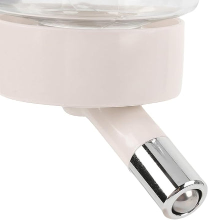 Pssopp Dog Standing Water Dispenser Feeder, Automatic Feeders Capacity Pet Standing Water Dispenser Feeder for Playful Pets Dog, 500ml Automatic Pet (Beige)