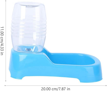 POPETPOP Automatic Pet Feeder, Plastic, Suitable for Cats and Dogs, Multiple Pets