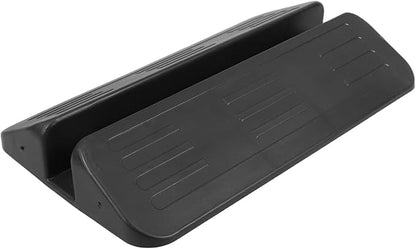 HEMOTON Safety Door Gate Ramp for Pets and Sturdy Kick Pedal Guardrail Accessories for Gates Lightweight Portable Design for Stairway Protection Black