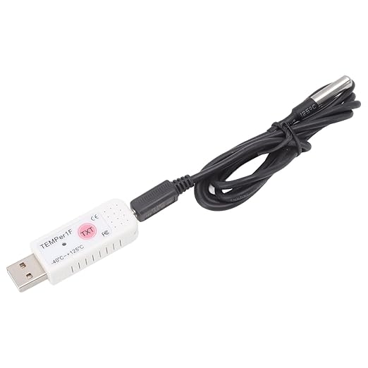 USB Temperature Humidity Meter PC Laptop USB Sensor Thermometer Temper Curve Display The Actual Time Temperature is Converted Right Into a Curve and Huge Variety of