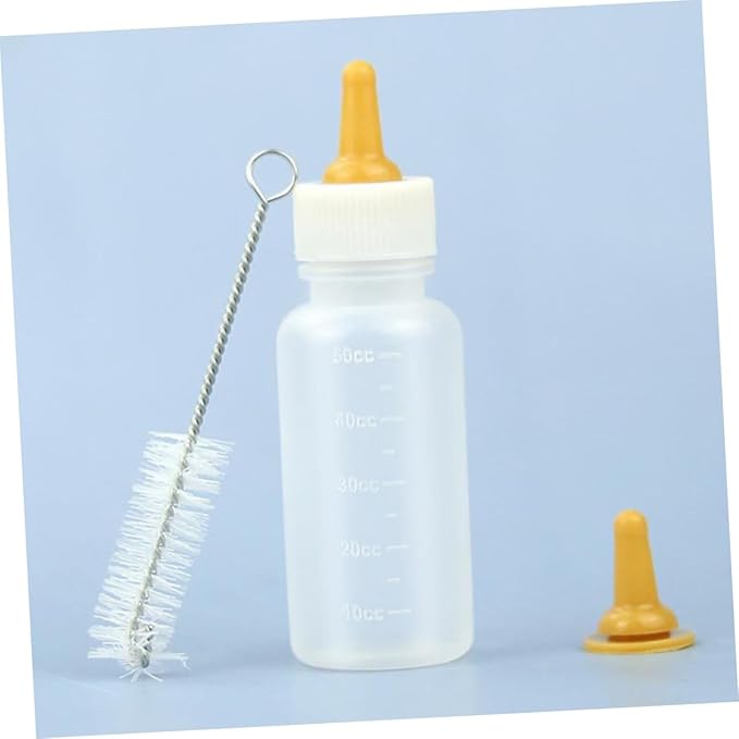 balacoo 3pcs Silicone Pet Bottle Kit Kitten Milk Bottle for Cats Dogs Small Nursing