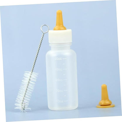 balacoo 3pcs Silicone Pet Bottle Kit Kitten Milk Bottle for Cats Dogs Small Nursing