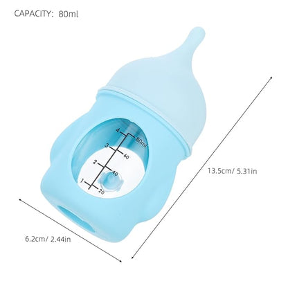Hemoton Pet Nursing Bottle Portable Mini Feeder for Kitten and Puppy Newborn Pet Feeding Bottle and Easy to Clean