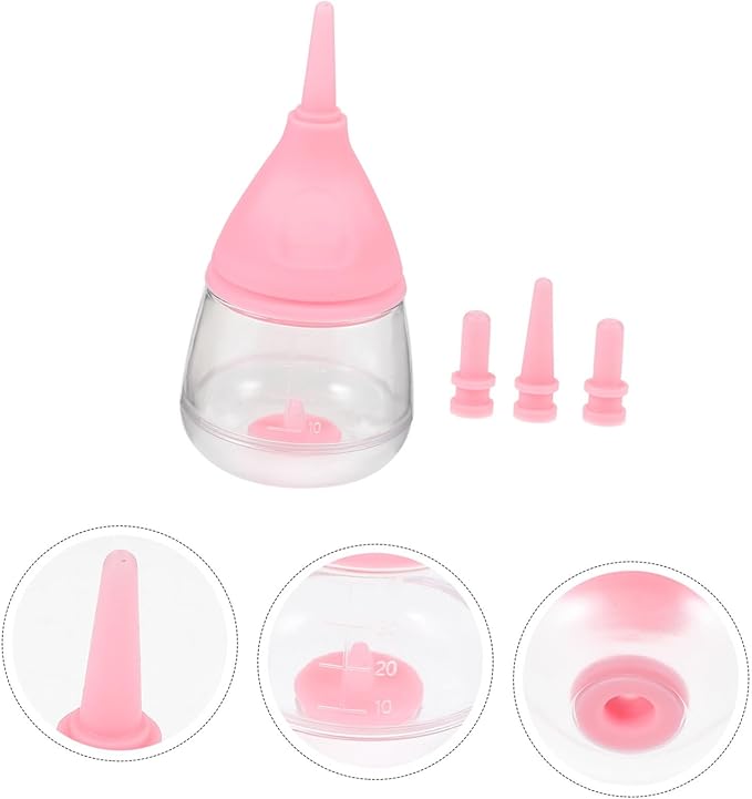 MERRYHAPY Silicone Nursing Bottle for Kitten Puppy Feeder Cat Dog Milk Replacer Animal Feeding Bottle