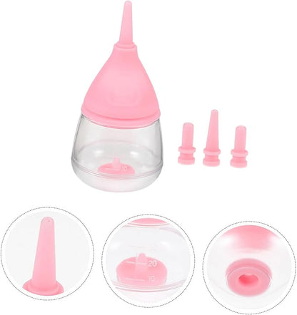 MERRYHAPY Silicone Nursing Bottle for Kitten Puppy Feeder Cat Dog Milk Replacer Animal Feeding Bottle