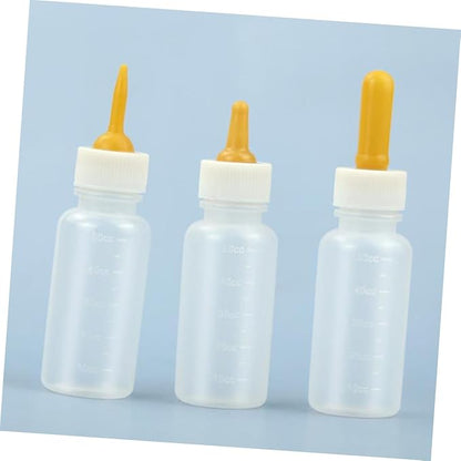 WOONEKY Pet Milk Bottle Set Kitten Puppy Replacement Feeding Bottles Easy Feeding for Small Animals