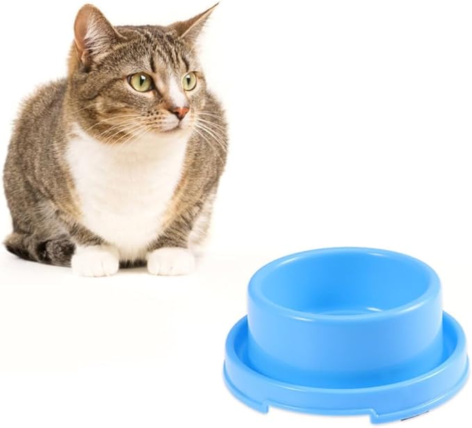 UKCOCO Dog Slow Water Feeder Dog Feeding Bowls Pet Water Bowl Pet Bowl Set Blue Outdoor Large Dog Water Bowl Dog Food Bowls Pets Food Feeder Pet Feeding Bowls Cat Food and Water Bowl Set