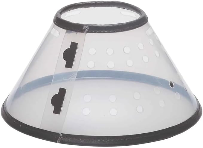 Elizabethan Dog and Cat Collars Recovery Vet Chewing Healthy Behavior Cone of Shame (Clear, XLarge - Fits 18" to 23.5" Necks)