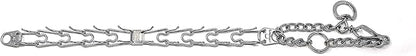 Herm Sprenger Pet Supply Imports Chrome Plated Training Collar with Quick Release Snap for Dogs, X-Large, 4mm, 24-Inch