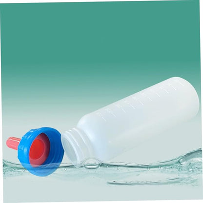 POPETPOP 4pcs Piglet Nursing Bottle Set Calf Feeding Bottle for Small Animals Lamb Goat Milk Feeder Easy-Grip Design Suitable for Artificial Feeding