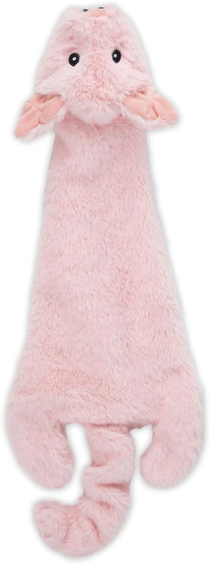 Best Pet Supplies Squeaky Dog Toys with Soft Durable Fabric for Small, Medium and Large Pets Interactive Toy for Indoor Play, Supports Active Biting and Play - Pig, Medium
