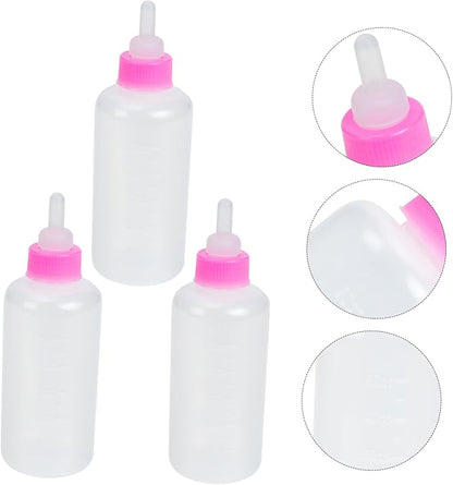 balacoo 12pcs Pet Nursing Bottles for Dogs Cats Portable Feeder Kitten Formula Milk Replacer