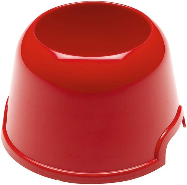 Ferplast Party 14 Bowl for Dogs – Red Two Chrome
