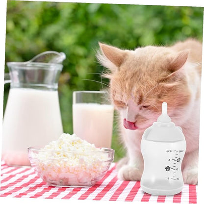 GANAZONO Breast Feeder for Puppies and Kitten Easy Clean Reusable Bottle Pet Nursing Bottle Lightweight Portable Design Small Dog Cat Milk Feeder