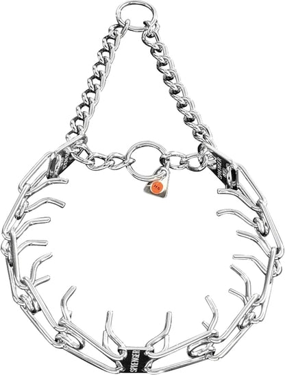 Herm Sprenger Stainless Steel Prong Dog Training Collar Ultra-Plus Pet Pinch Collar No-Pull Collar for Dogs Anti Pull Training Collar Made in Germany 4mm x 25in Large