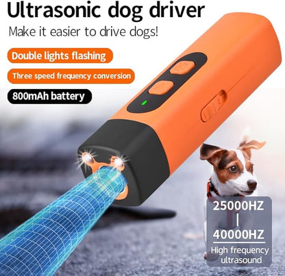 2026 Dog Bark Deterrent,Rechargeable Sonic Dog Repeller,Safe 25KHz Sonic Frequency Transmitter,Anti Bark Device for Dogs,50ft Range Professional Dog Training Tool,LED Indoor/Outdoor Barking Silencer.