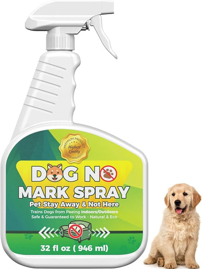 32oz No Pee Spray for Dogs - Potty Training Spray to Stop Marking Indoors & Outdoors - Safe Puppy Housebreaking Aid - Dog Training Solution - Puppy Housebreaking Training Aid