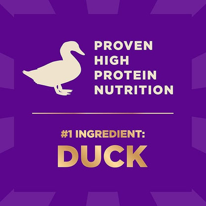 Wellness CORE+ Adult Dry Dog Food with Freeze Dried Pieces, Grain Free Kibble+, Natural, High Protein, Wild Game Duck, Lamb, Boar, and Rabbit Recipe, 4 lb Bag