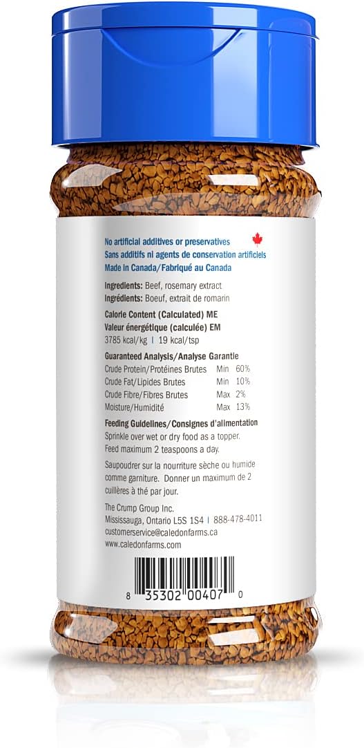 Caledon Farms Beef Sprinkles Dog Food Topper - 120g,(Pack of 2)