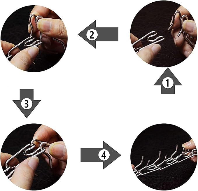 Stainless Steel Prong Pinch Collar for Dogs, Adjustable Training Collar with Quick Release Buckle for Small Medium Large Dogs (Silver, 20")