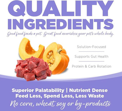 NutriSource Pure Vita Grain Free Lamb & Pumpkin Dog Food, 4LB