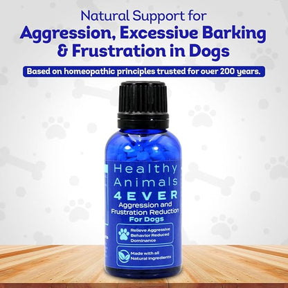 HA4E - Calming Tablets for Stressed and Aggressive Dogs - Reduce Dog Aggression & Promote Relaxation - All-Natural, Homeopathic Remedy - 300 Tablets