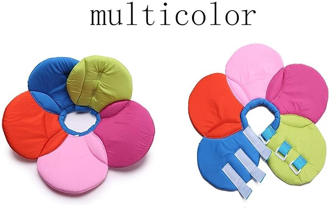 Dogs Cats Medical Grooming Pet E-Collar Recovery Remedy Protective Dog Lick Caught Soft Sponge Adjustable Postoperative Kit for Small and Medium Dog