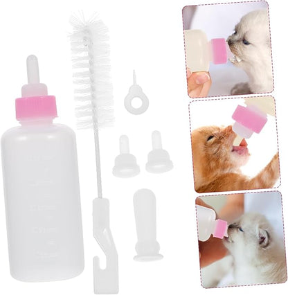 SUPVOX Pet Nursing Bottle Kit Dog Puppy Kitten Milk Feeder Bottles Pet Feeding for Newborn Animals