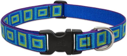 LupinePet Originals 1" Sea Glass 16-28" Adjustable Collar for Large Dogs