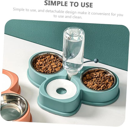Convenient Pet Waterer and Feeder Feeder for Dogs Triple-use Pet Accessory