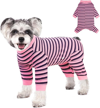 FEimaX Dog Recovery Suit After Surgery, Pet Abdominal Wounds Post Surgical Shirt for Dogs Cats, Puppy Spay Neuter Prevent Licking Onesie Alternative Bandages E-Collar & Cone