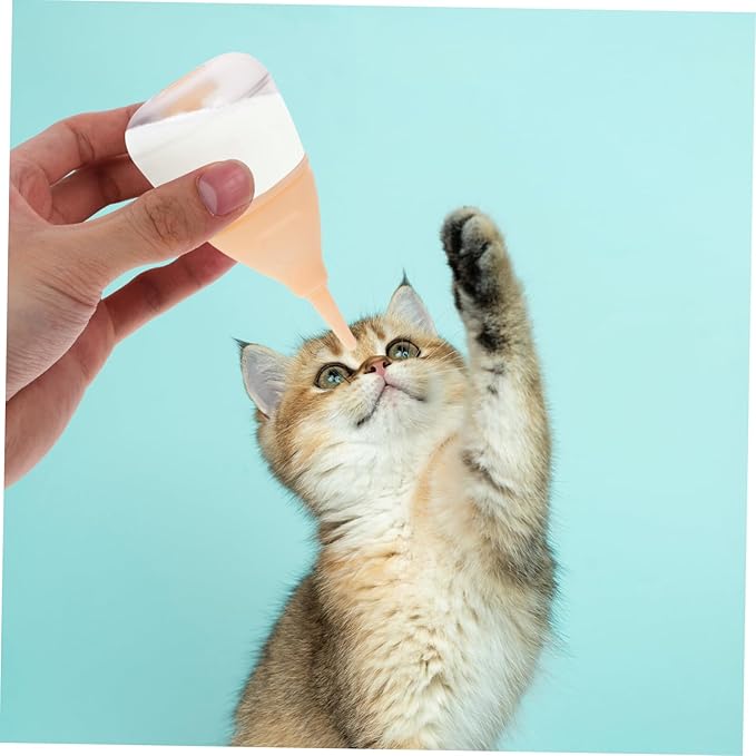 Toddmomy Cat Milk Bottle Puppy Feeder Bottle Kitten Milk Feeder Small Nursing Bottle Pet Milk Feeding Bottle