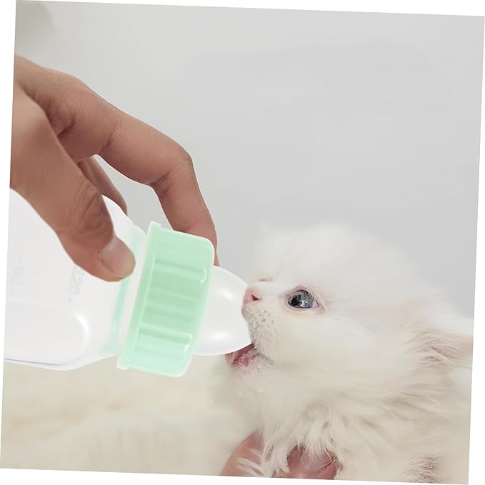 Small Pet Feeding Bottles Pet Nurser Soft Nipple Kitten Milk Feeder for Dog Supplies