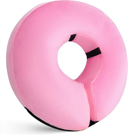 Katoggy Inflatable Dog Cone Collar for After Surgery, Doggie Neck Blow up Donut Recovery ECollar, Soft Adjustable Dog Cone for Small Medium Large Dogs and Cats