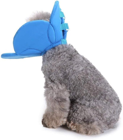 Dogs Cats Medical Grooming Pet E-Collar Recovery Remedy Protective Dog Lick Caught Soft Sponge Adjustable Postoperative Kit for Small and Medium Dog (Blue, M (neck's Girth 10.6" to 11.4"))