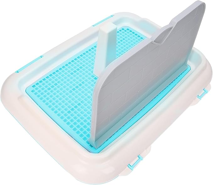 Basics Dog Potty Tray - Indoor Dog and Puppy Training Toilet - Scheduled Urination Tray