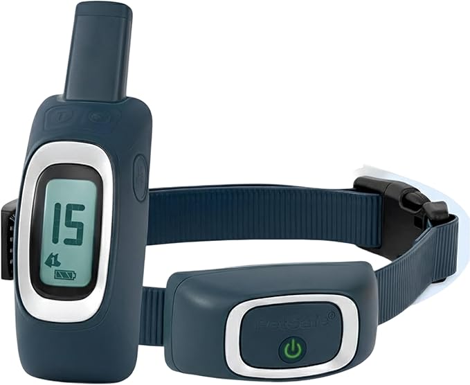 PetSafe 600 Yard Remote Training Collar – Choose from Tone, Vibration, or 15 Levels of Static Stimulation – Medium Range Option for Training Off Leash Dogs – Waterproof and Durable – Rechargeable