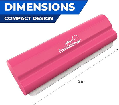 EasyGroomer Deshedding Brush for Dogs & Cats – Undercoat Grooming Tool for Short & Long Hair, Removes Loose Fur & Dirt, Reduces Shedding for Small & Large Pets, Pink