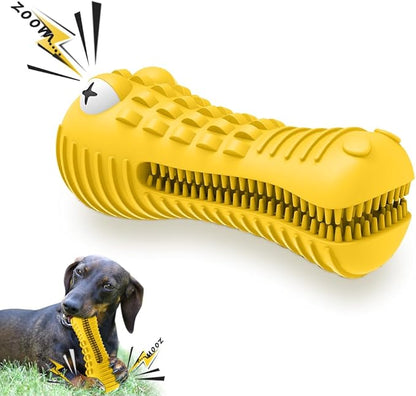 Cutiful Dog Toys for Aggressive Chewers Large Medium Breed, Indestructible Dog Chew Toys, Squeaky Interactive Tough Extremely Durable, Dogs Toothbrush Toys to Keep Them Busy
