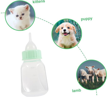 TOYANDONA Nursing Bottle for Puppies Kittens Pet Pacifier Bottle Kitten Feeder for Puppy Formula Milk Replacement