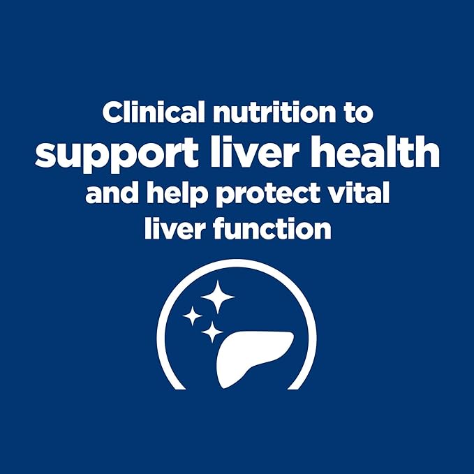 Hill's Prescription Diet l/d Liver Care Wet Dog Food, Chicken, 13 oz. Cans, 12-Pack