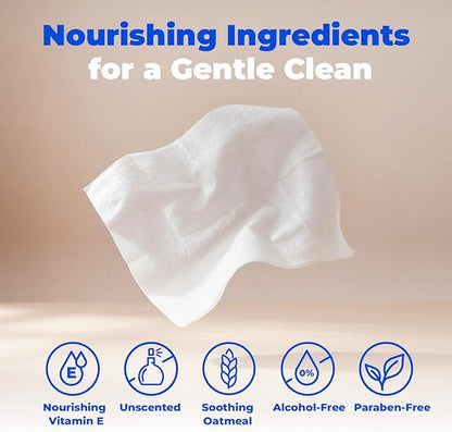 Best Pet Supplies 8" x 9" Large Unscented Dog Wipes - Cleaning and Deodorizing for Paws and Coat - Gentle Formula with Oatmeal Vitamin E for Puppies and Cats - 400 Count