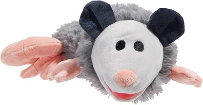 Barkbox Poppy Possum Interactive Plush Dog Toy - Squeaky Dog Chew Toy with Whip-N-Flip Tail of Dogs and Puppies