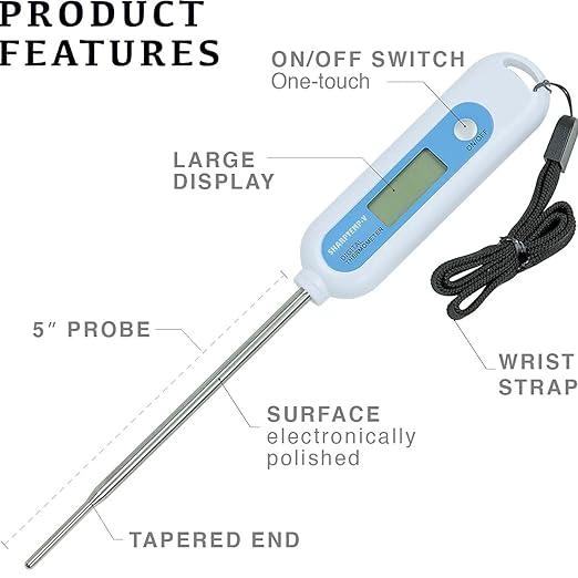 Large Animal Digital Thermometer Kit with Gloves