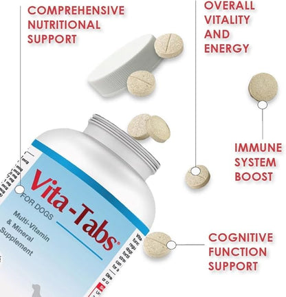 for Dogs Multivitamin & Mineral Supplement, Veterinarian Recommended Vitamin-Mineral Nutritional Support, Daily Chewable Tablets for Skin Coat Energy & Overall Wellness, 60 Chewable Tablets (4.2 oz)