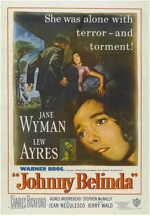 Black Empire Johnny Belinda Movie Jane Wyman Lew Ayres Charles Bickford Agnes Room Decor Wall Art Print 18x24 Poster