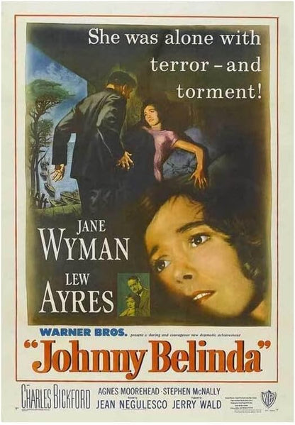 Black Empire Johnny Belinda Movie Jane Wyman Lew Ayres Charles Bickford Agnes Room Decor Wall Art Print 18x24 Poster