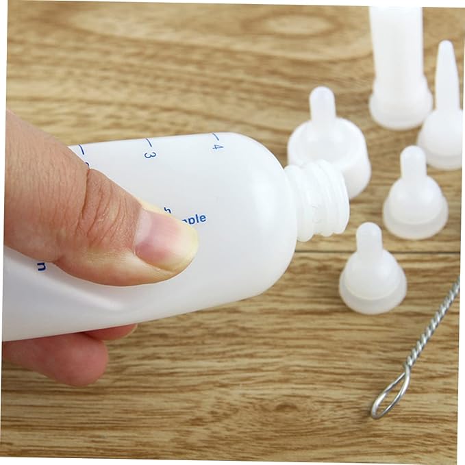 Milisten Professional Kitten Milk Bottle Set Pet Nursing Feeding Bottle Kit for Puppies and Kittens