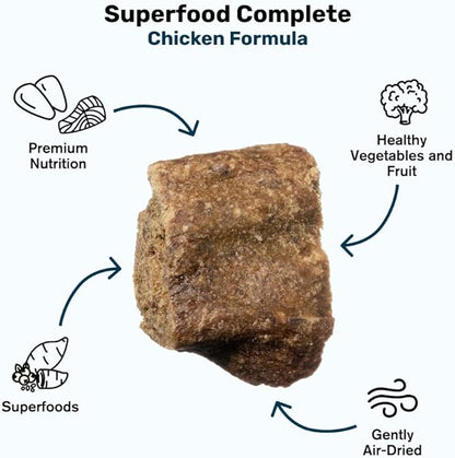 BADLANDS RANCH by Katherine Heigl – Superfood Complete Air-Dried Chicken Dog Food – High Protein with Superfoods for Daily Wellness & Consistent Nutrition – 24 oz